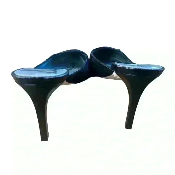 Sam Edelman Women's Odelia Pump Leather Slip On Heels Pointed Toe Black Size 8.5 - Picture 5 of 9